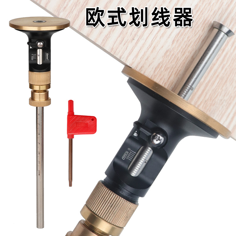 Woodworking Tool - Avrupa Tarzı İnce Ayarlı Ahşap İşaretleme