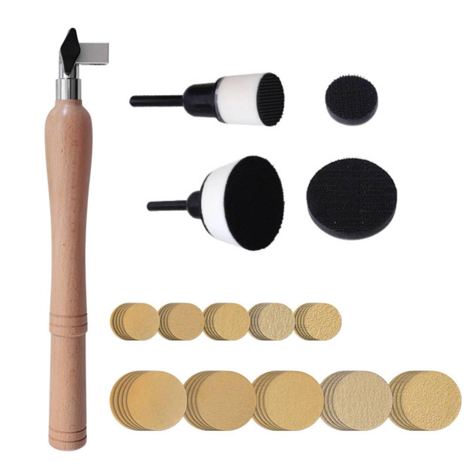 Woodworking Kits - El Tipi Zımpara Diskleri Ahşap Kase