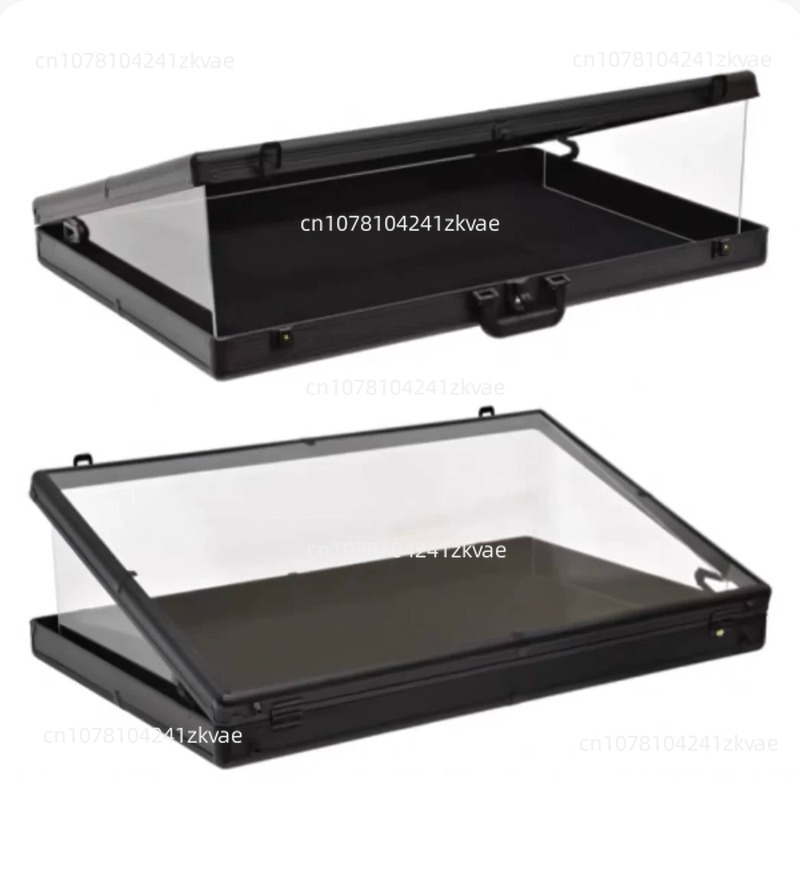 Woodworking Supplier - Gümüş Alüminyum Akrilik Şeffaf Üstlü Sergi