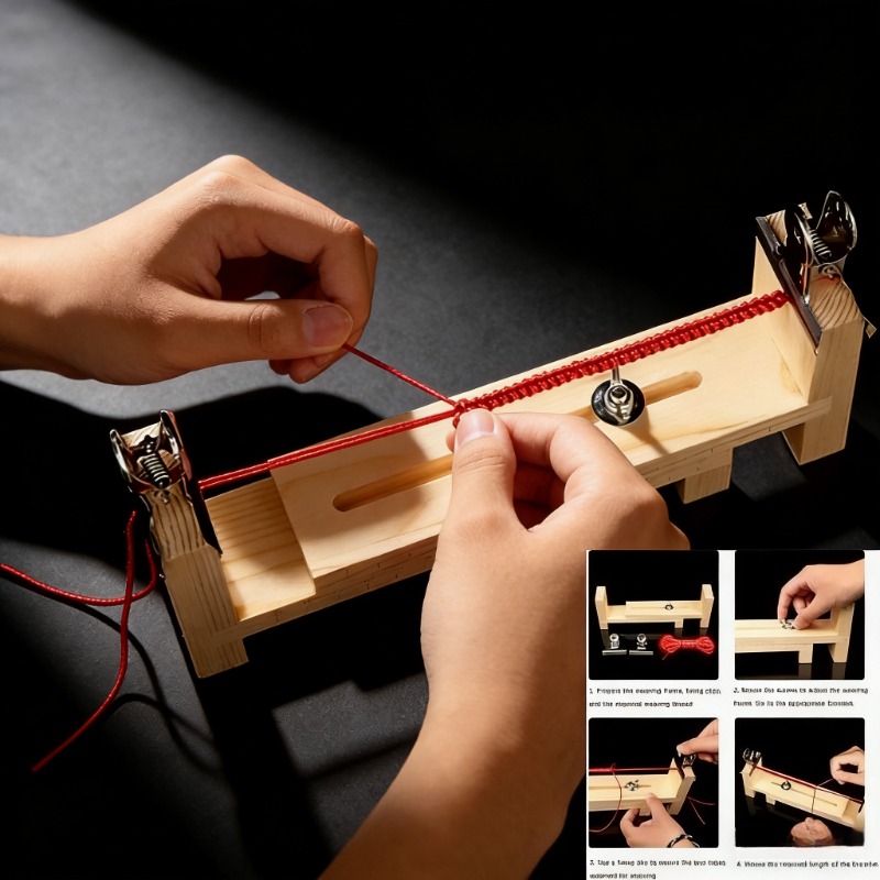 Woodworking Plans - Masif Ahşap Bilezik Dokuma Sabitleme Aleti