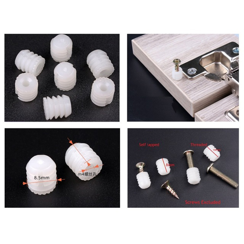 Woodworking Youtube - 1000 adet/grup M4 Naylon Somun çapa