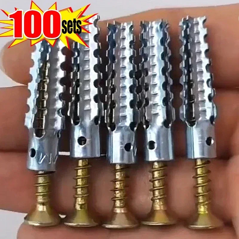 Woodworking Youtube - 100 takım M6 Metal Tırtıklı Genişleme