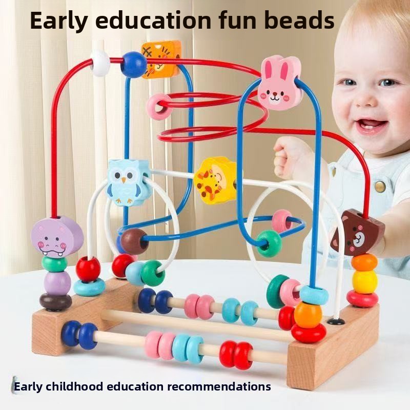 Woodworking Hobbies - Çok Fonksiyonlu Hayvan Figürlü Boncuklu Bebek