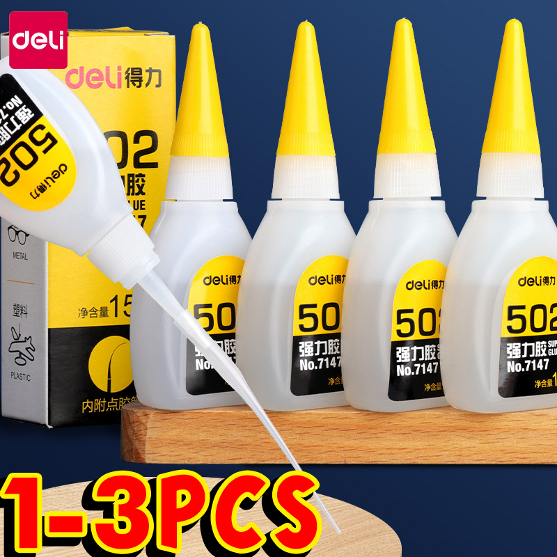 Woodworking Quick Glue - 1-3 adet Deli 502 Süper Tutkal