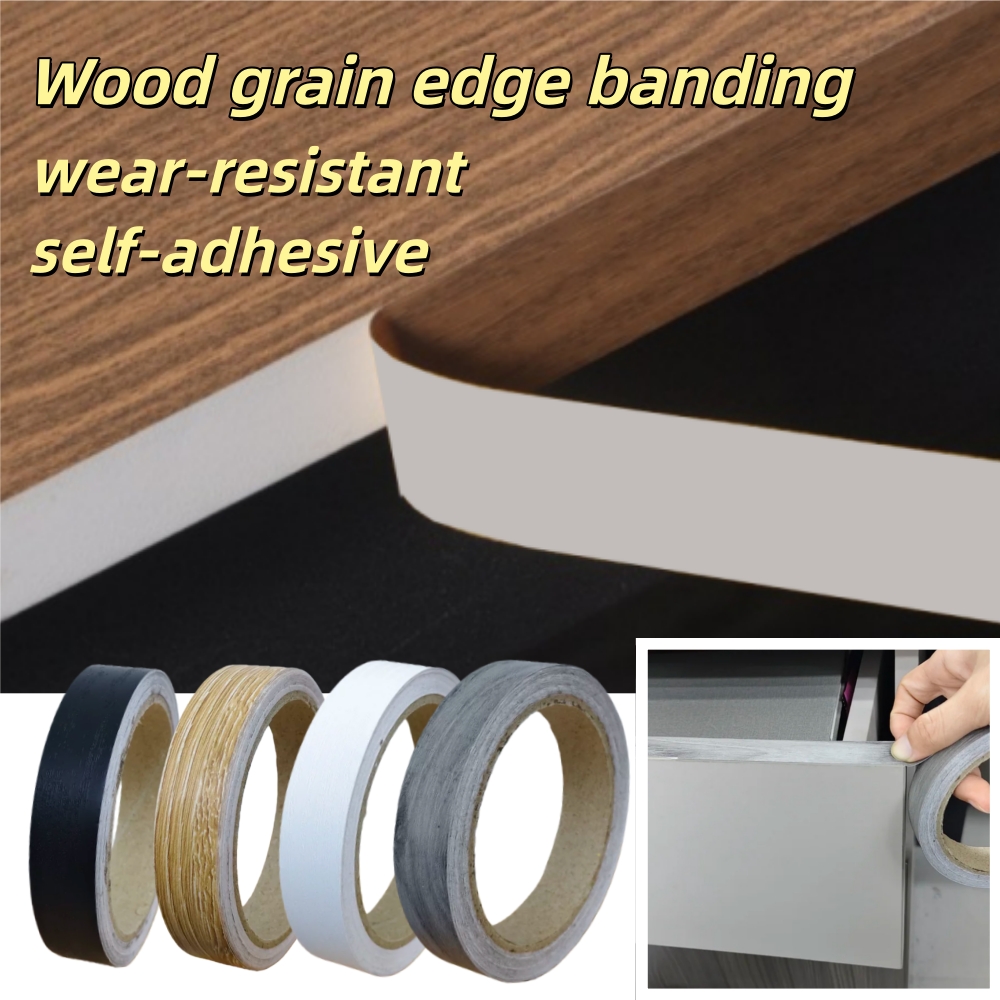 Woodworking Plans - 1 adet 10mX1/1.5/2cm Ahşap Desenli PVC