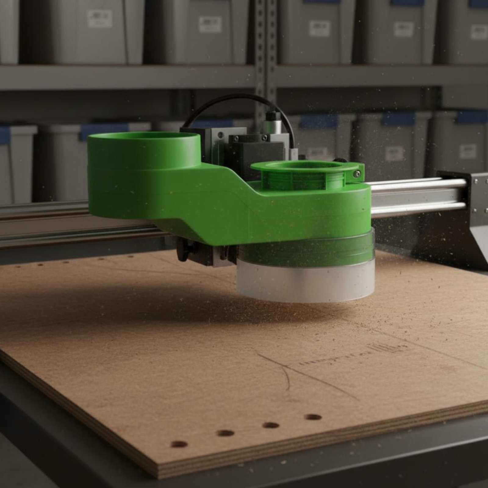 Mil Toz Kapağı Temiz Kesim CNC - Woodworking Cnc Machine incelemesi ve fiyatı