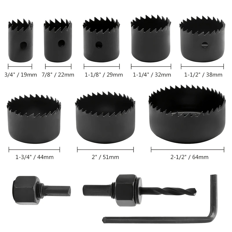 8 Parça Ahşap İşleme Delik Tes - Woodworking Kits incelemesi ve fiyatı
