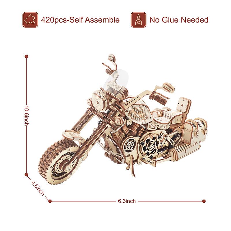 Robotime Motosiklet Yapboz 3D  - Woodworking Kits For Kids incelemesi ve fiyatı
