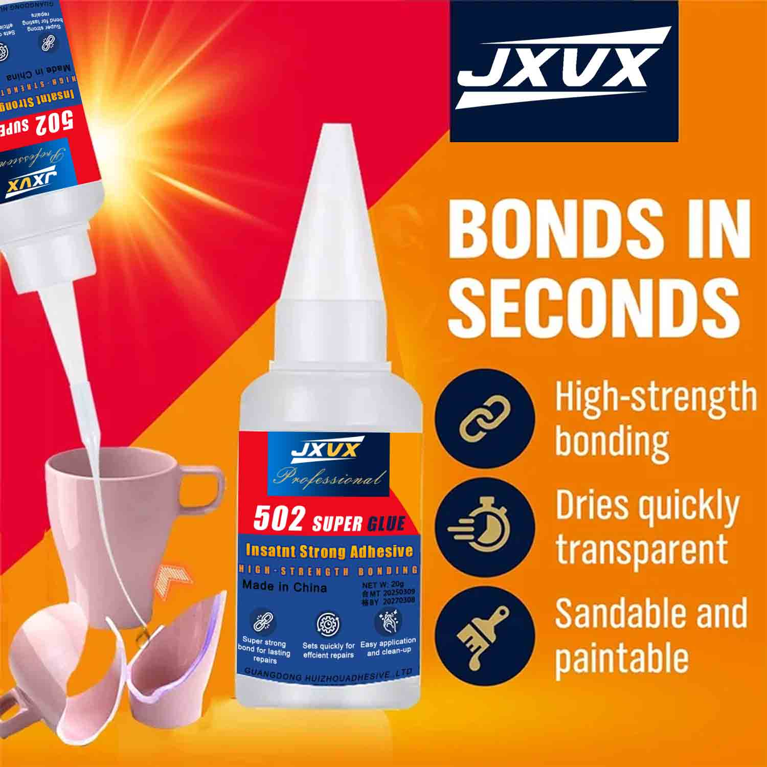 JXVX 1-5 Adet Süper yapıştırıc - Woodworking Quick Glue incelemesi ve fiyatı