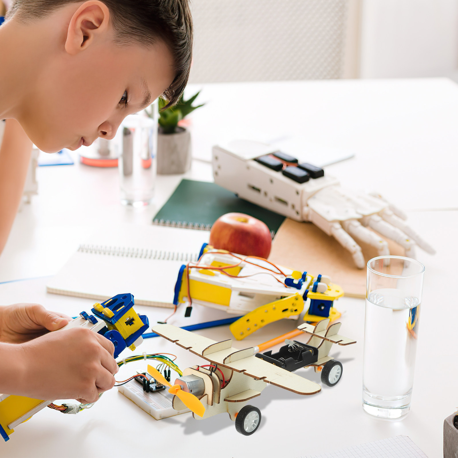 1 takım ahşap planör uçak DIY  - Woodworking Kits For Kids incelemesi ve fiyatı