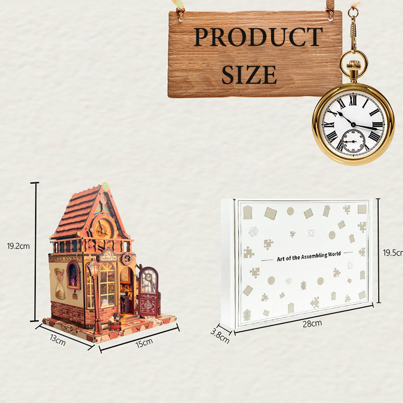 Yeni Ahşap Dollhouse Zaman Köş - Woodworking Kits For Kids incelemesi ve fiyatı