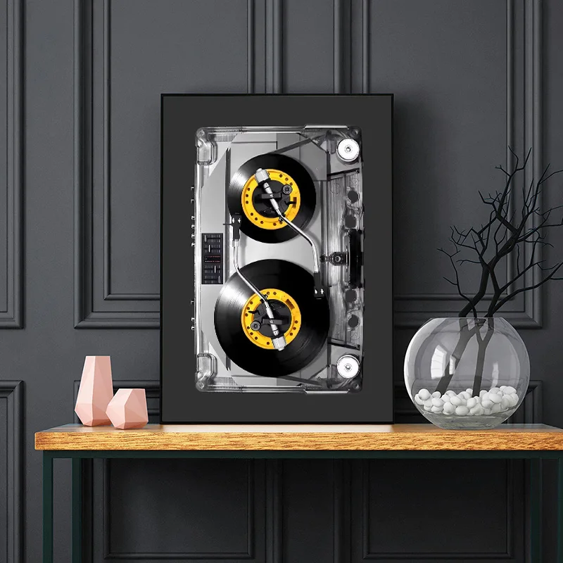 Kaset DJ pikap tuval posterler - Turning Gouge Set incelemesi ve fiyatı