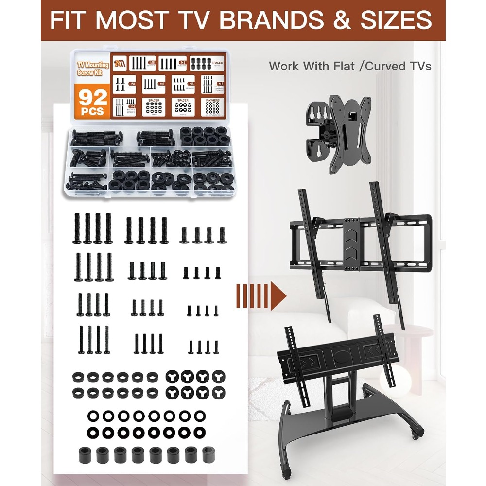 Evrensel TV Montaj Vida Kiti 9 - Woodworking Images Free incelemesi ve fiyatı